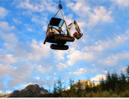 excavators can fly